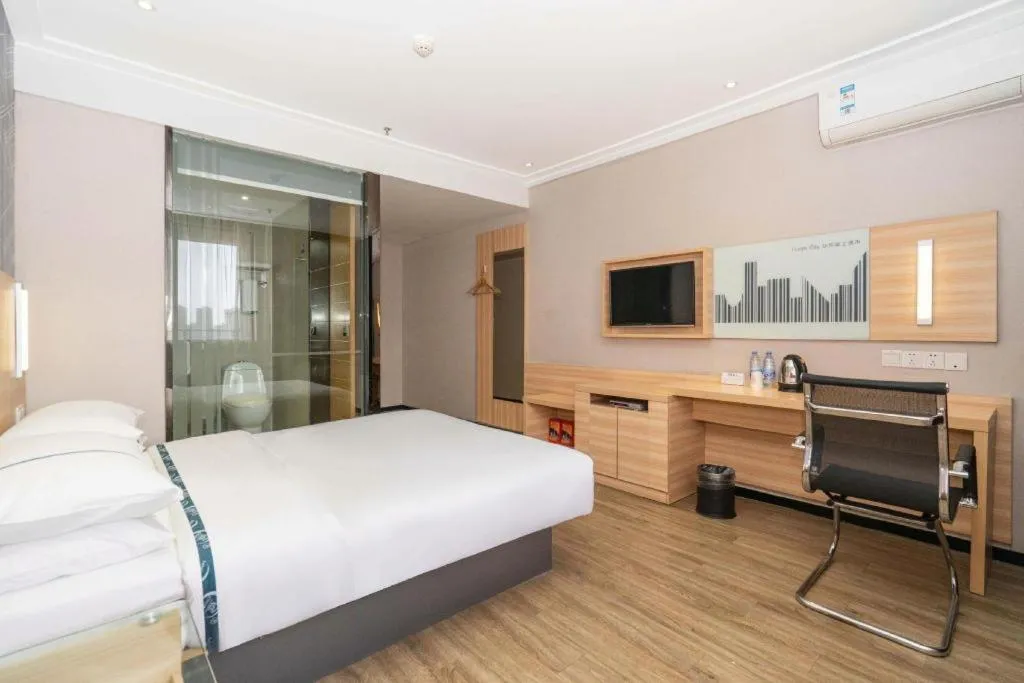 Bed in City Comfort Inn Wuhan Hubei University Of Economics