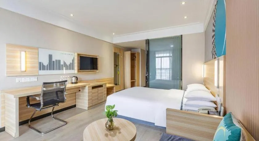 Bed in City Comfort Inn Wuhan Hubei University Of Economics