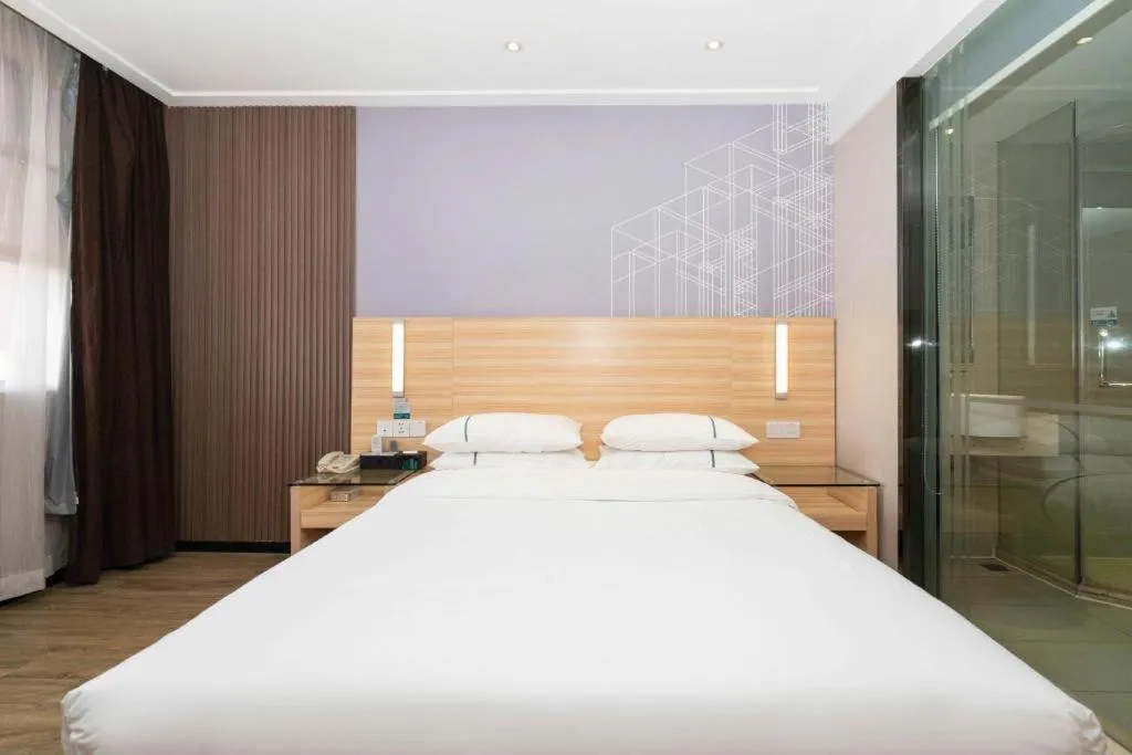 Bed in City Comfort Inn Wuhan Hubei University Of Economics