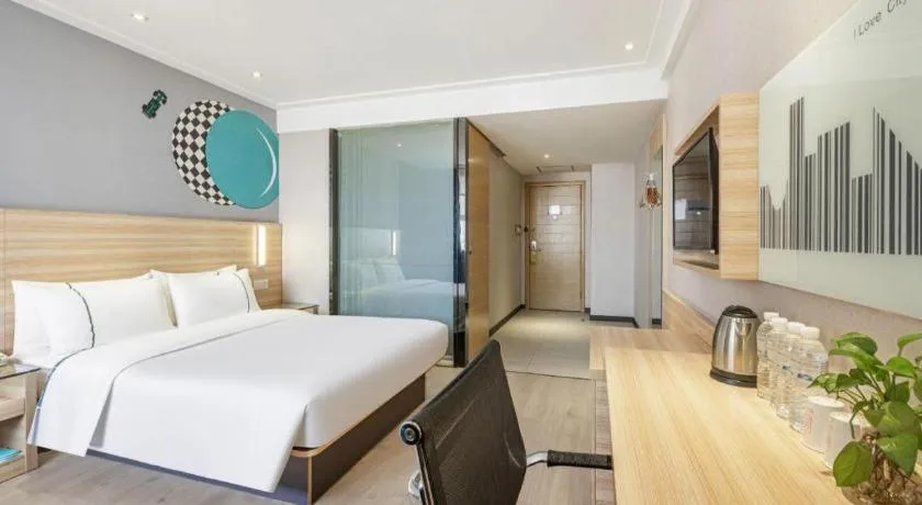 Bed in City Comfort Inn Wuhan Hubei University Of Economics