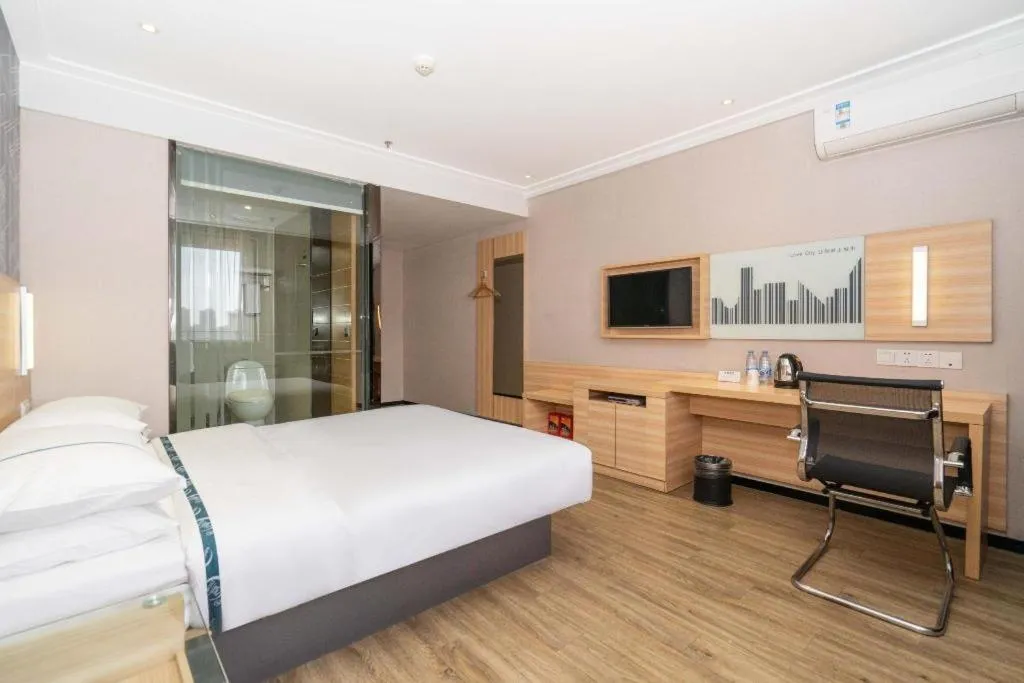 Bed in City Comfort Inn Wuhan Hubei University Of Economics