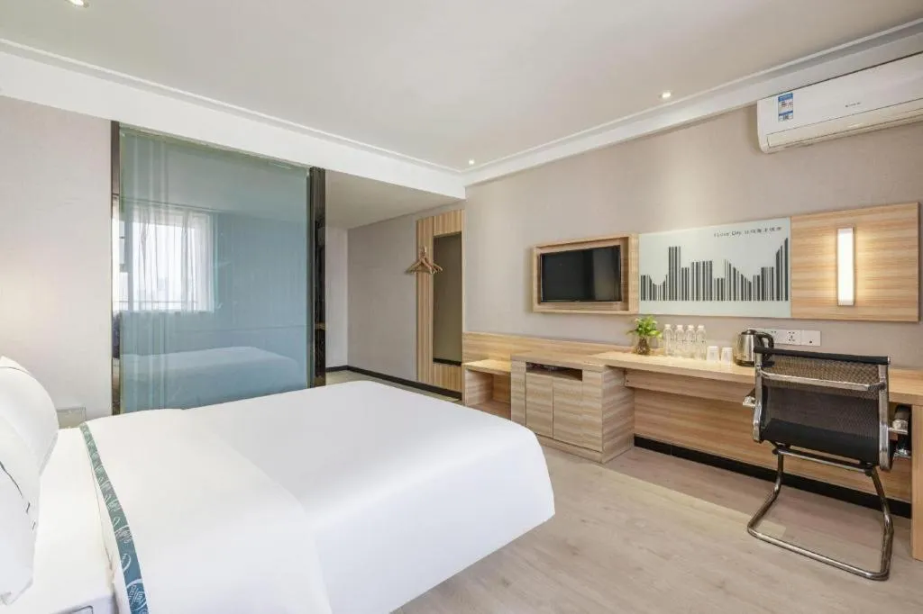 Bed in City Comfort Inn Wuhan Hubei University Of Economics