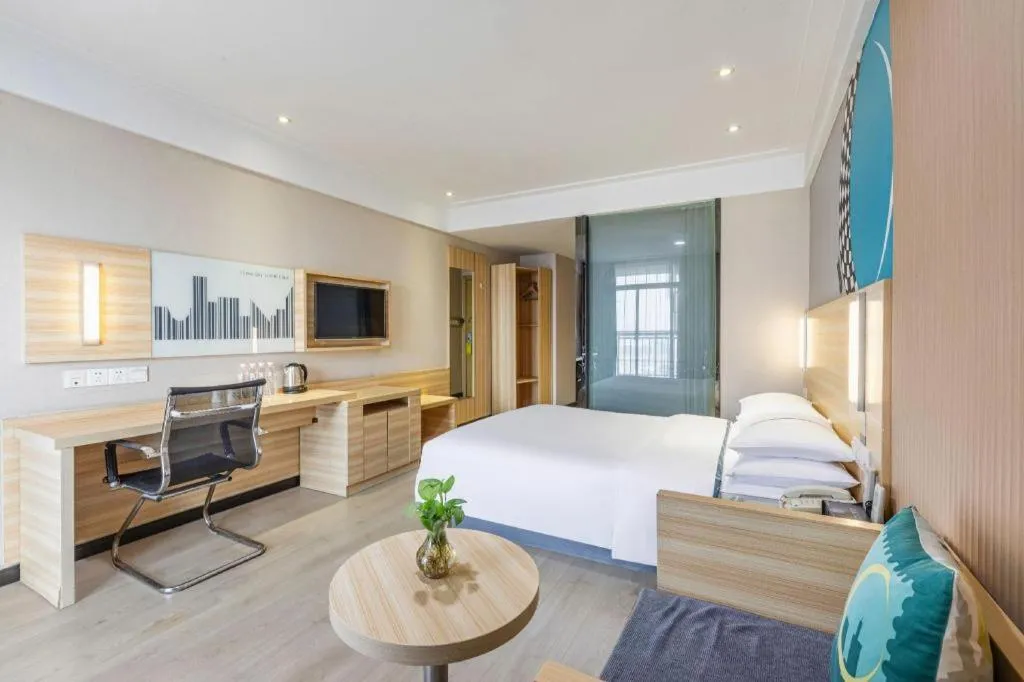 Bed in City Comfort Inn Wuhan Hubei University Of Economics