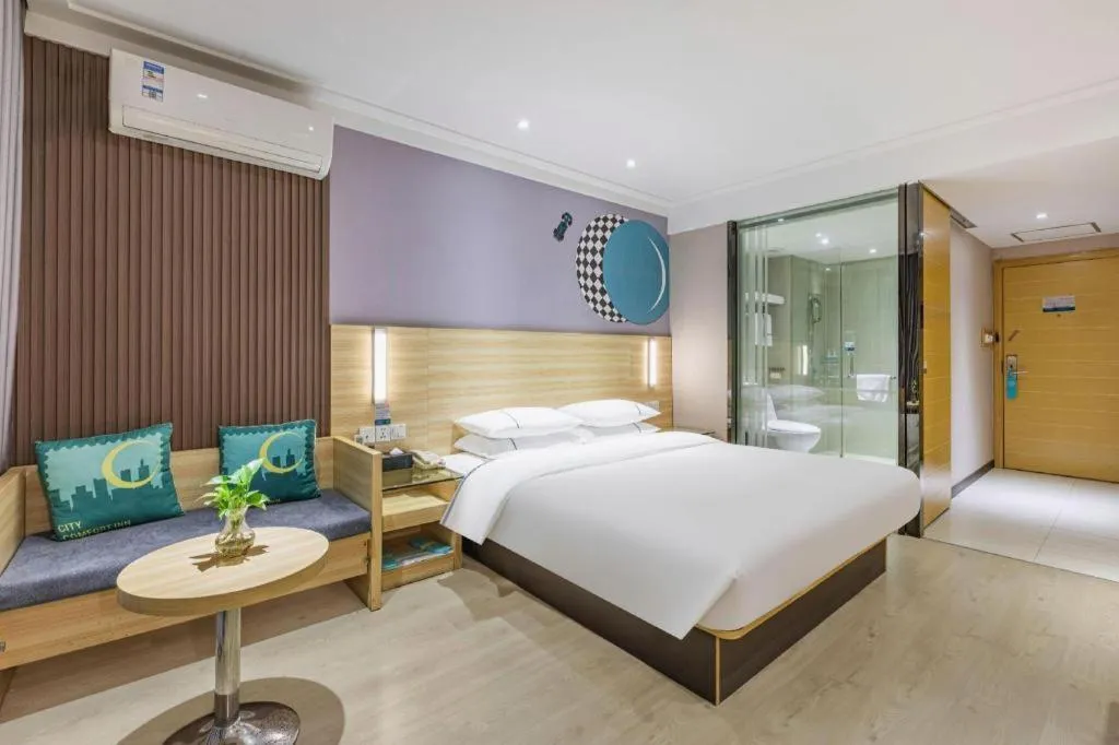 Bed in City Comfort Inn Wuhan Hubei University Of Economics