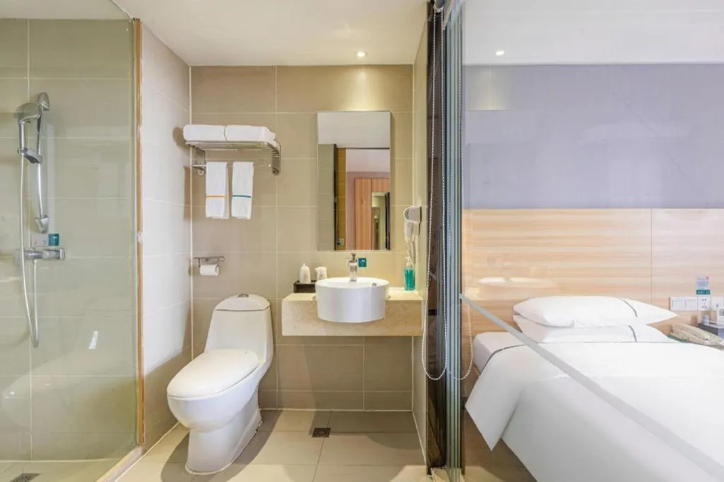 Bed in City Comfort Inn Wuhan Hubei University Of Economics