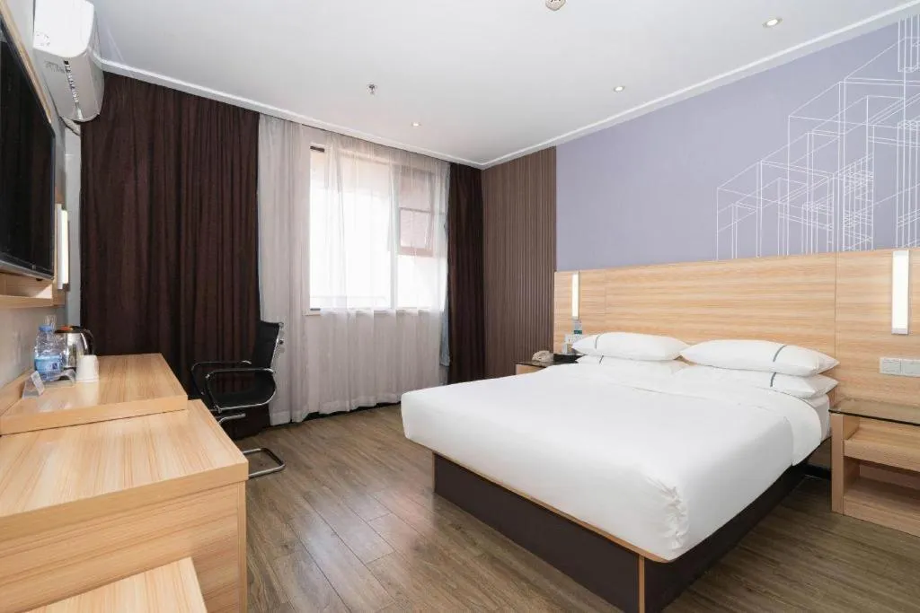 Bed in City Comfort Inn Wuhan Hubei University Of Economics