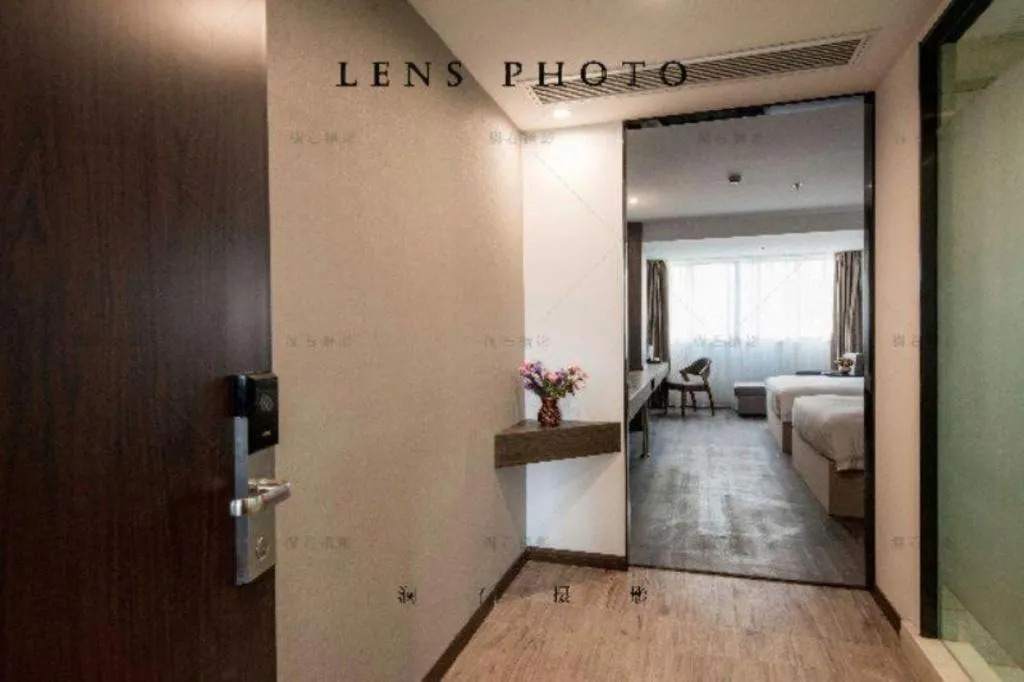 Bed in Borrman Hotel Wuxi Hubin Business Street