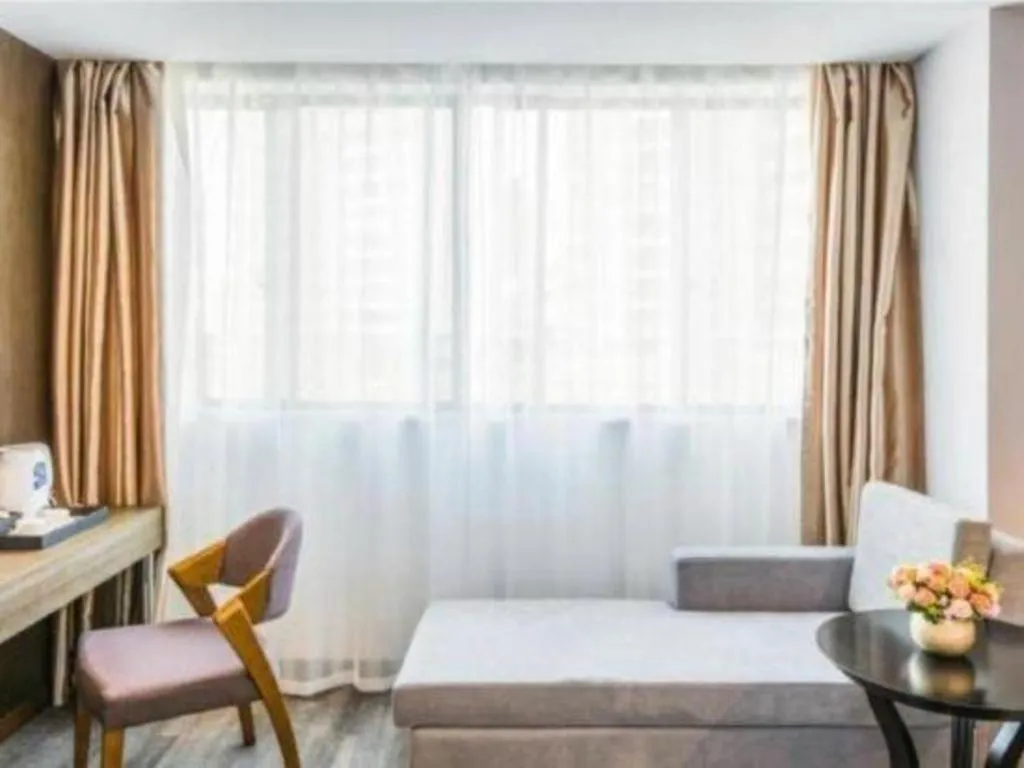 Bed in Borrman Hotel Wuxi Hubin Business Street