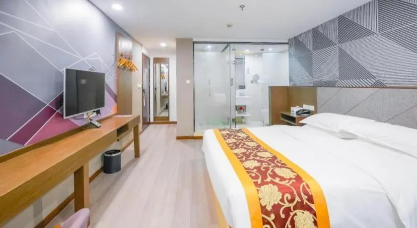 Bed in Borrman Hotel Wuxi Hubin Business Street