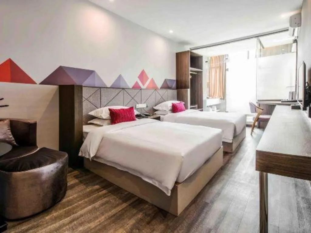 Bed in Borrman Hotel Wuxi Hubin Business Street