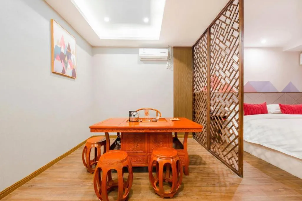 Bed in Borrman Hotel Wuxi Hubin Business Street