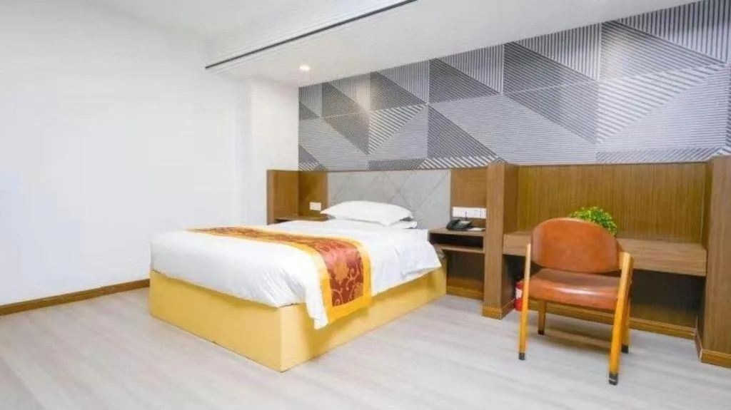 Bed in Borrman Hotel Wuxi Hubin Business Street