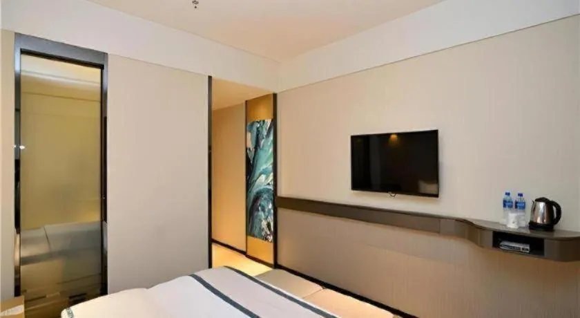 Bed in City Comfort Inn Kunming Nanping Pedestrian Street Wangfujing