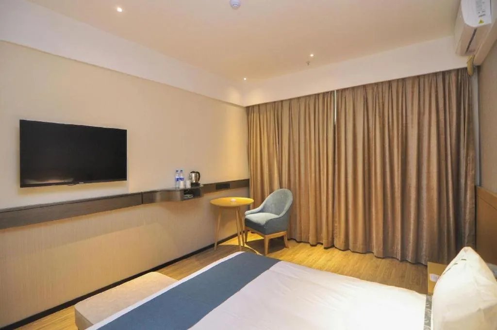 Bed in City Comfort Inn Kunming Nanping Pedestrian Street Wangfujing