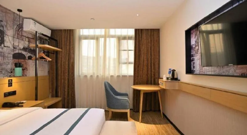 Bed in City Comfort Inn Kunming Nanping Pedestrian Street Wangfujing