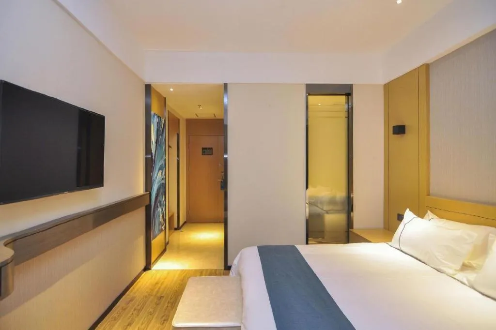 Bed in City Comfort Inn Kunming Nanping Pedestrian Street Wangfujing