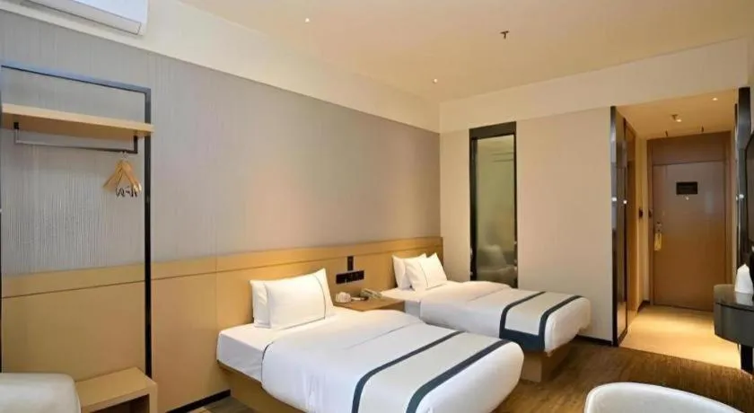 Bed in City Comfort Inn Kunming Nanping Pedestrian Street Wangfujing