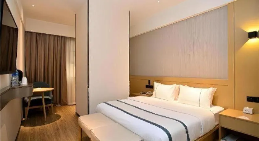 Bed in City Comfort Inn Kunming Nanping Pedestrian Street Wangfujing