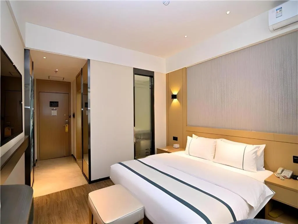 Bed in City Comfort Inn Kunming Nanping Pedestrian Street Wangfujing