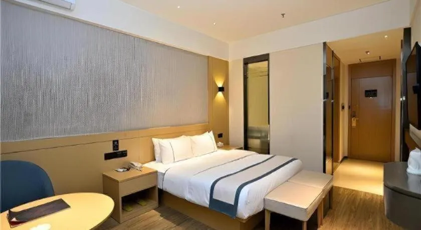 Bed in City Comfort Inn Kunming Nanping Pedestrian Street Wangfujing