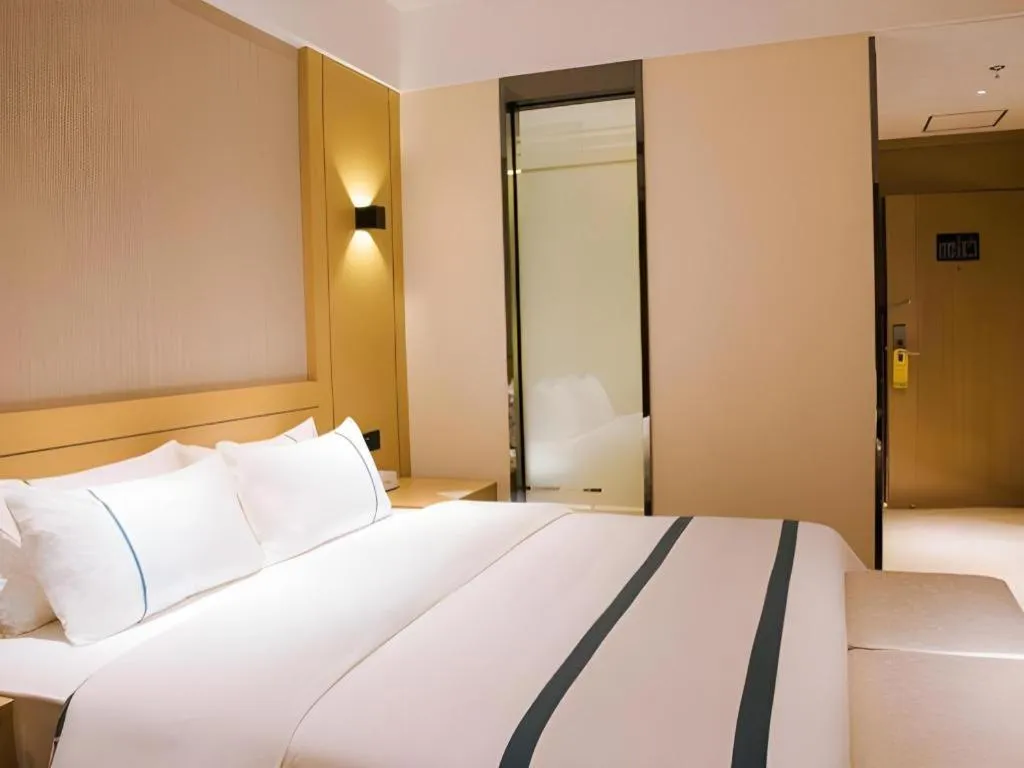 Bed in City Comfort Inn Kunming Nanping Pedestrian Street Wangfujing