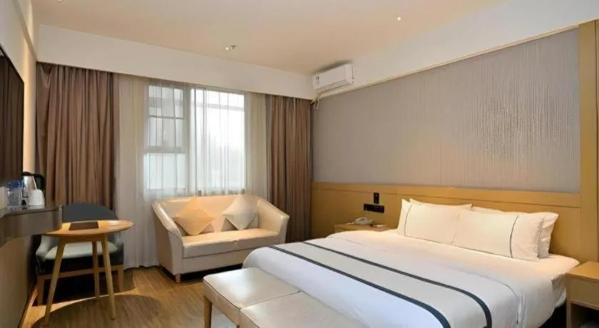 Bed in City Comfort Inn Kunming Nanping Pedestrian Street Wangfujing
