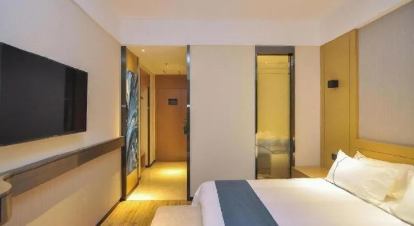 Bed in City Comfort Inn Kunming Nanping Pedestrian Street Wangfujing