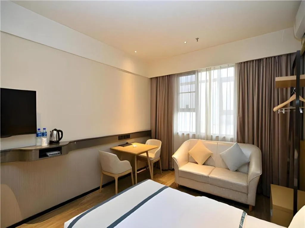 Bed in City Comfort Inn Kunming Nanping Pedestrian Street Wangfujing
