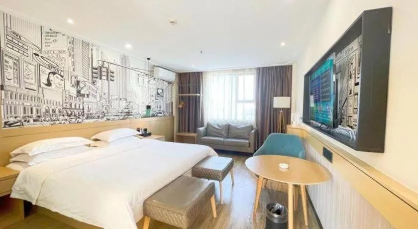 Bed in City Comfort Inn Xianning Wenquan Road Walmart Plaza