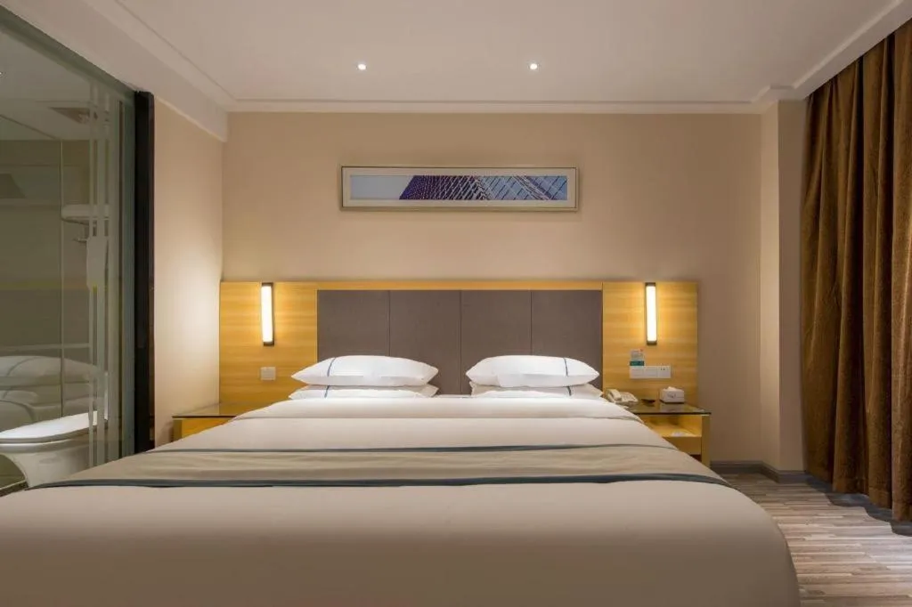 Bed in City Comfort Inn Dongguan Nancheng Tian'an Digital City