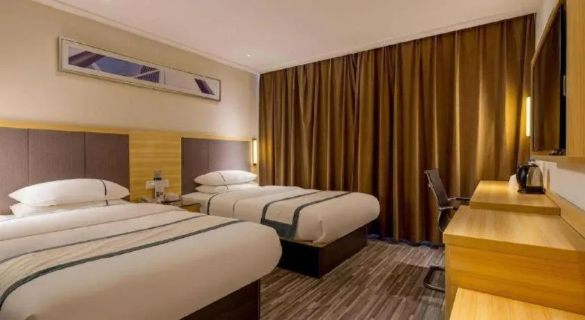 Bed in City Comfort Inn Dongguan Nancheng Tian'an Digital City