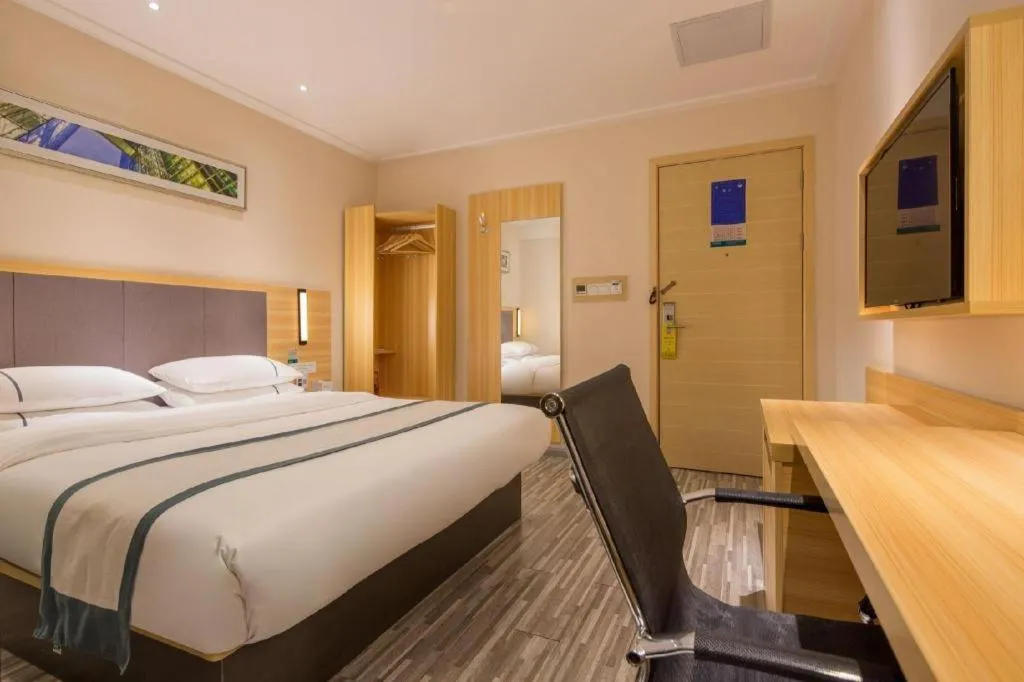 Bed in City Comfort Inn Dongguan Nancheng Tian'an Digital City