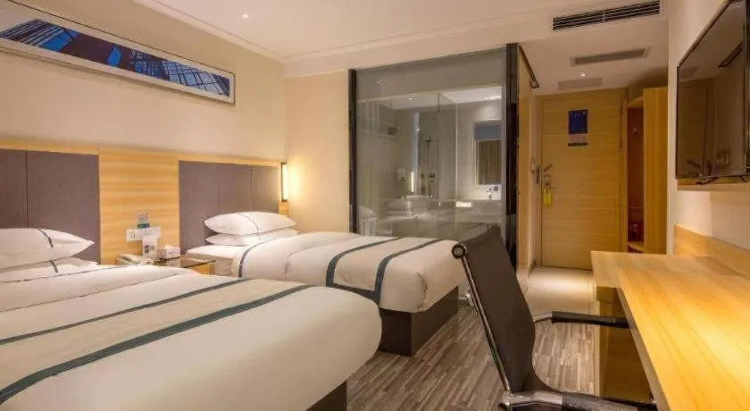 Bed in City Comfort Inn Dongguan Nancheng Tian'an Digital City