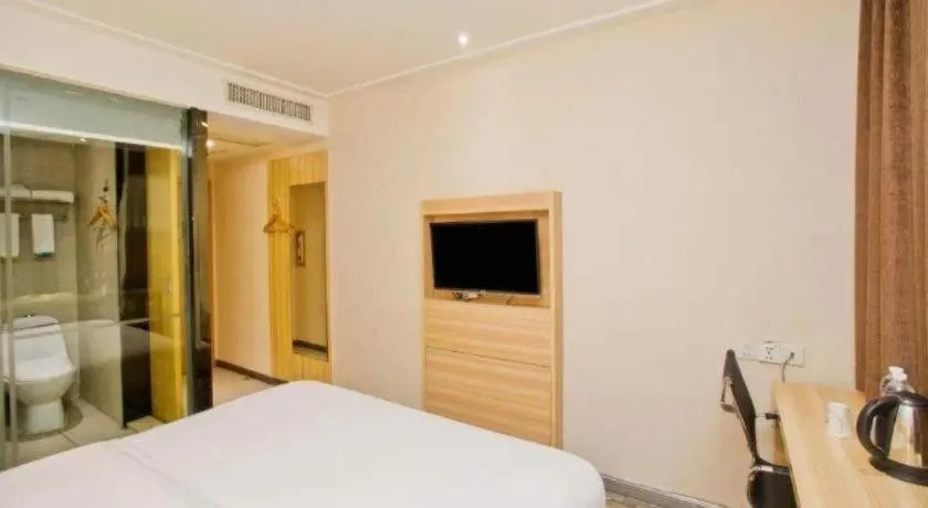 Bed in City Comfort Inn Dongguan Nancheng Tian'an Digital City