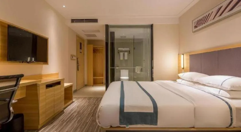 Bed in City Comfort Inn Dongguan Nancheng Tian'an Digital City