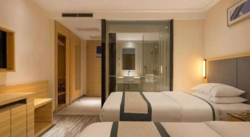 Bed in City Comfort Inn Dongguan Nancheng Tian'an Digital City