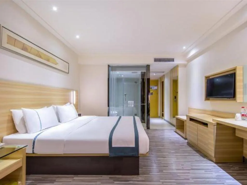 Bed in City Comfort Inn Dongguan Nancheng Tian'an Digital City
