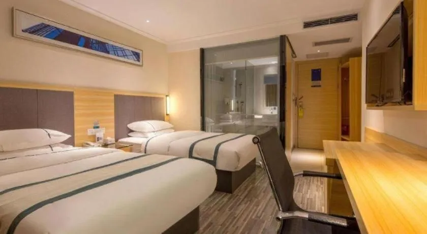 Bed in City Comfort Inn Dongguan Nancheng Tian'an Digital City