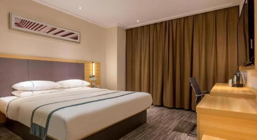 Bed in City Comfort Inn Dongguan Nancheng Tian'an Digital City