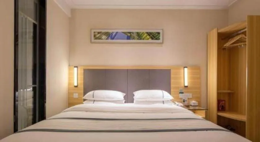 Bed in City Comfort Inn Dongguan Nancheng Tian'an Digital City