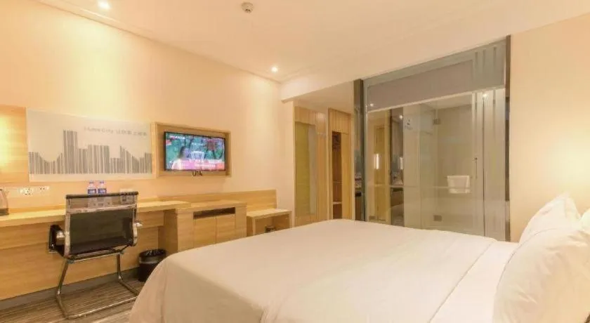 Bed in City Comfort Inn Wuhan Rui'an Street Metro Station