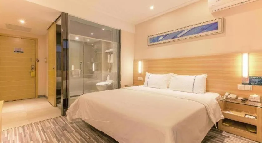 Bed in City Comfort Inn Wuhan Rui'an Street Metro Station