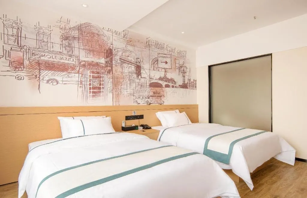 Bed in City Comfort Inn Ji'an South Administrative Center