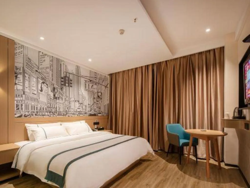 Bed in City Comfort Inn Ji'an South Administrative Center