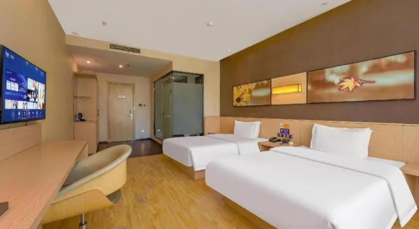 Bed in IU Hotel Taiyuan Changfeng West Street The Mixc