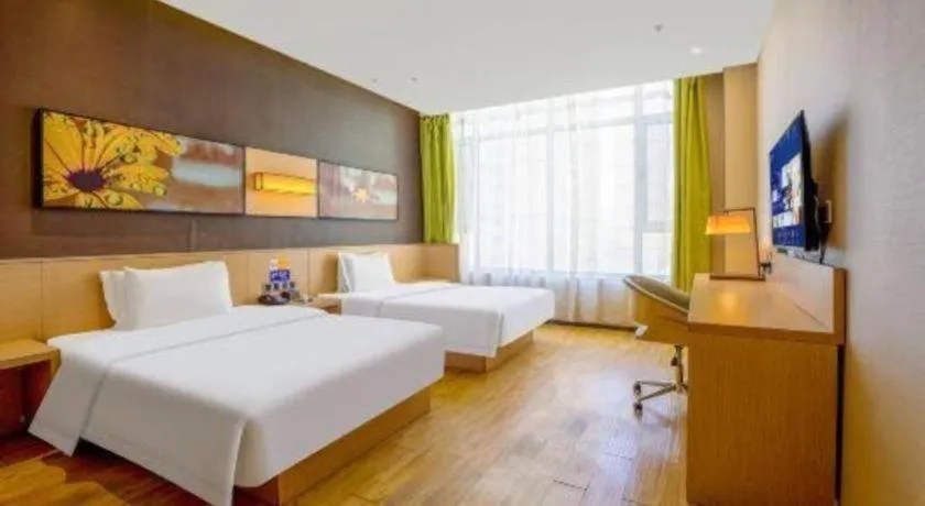 Bed in IU Hotel Taiyuan Changfeng West Street The Mixc