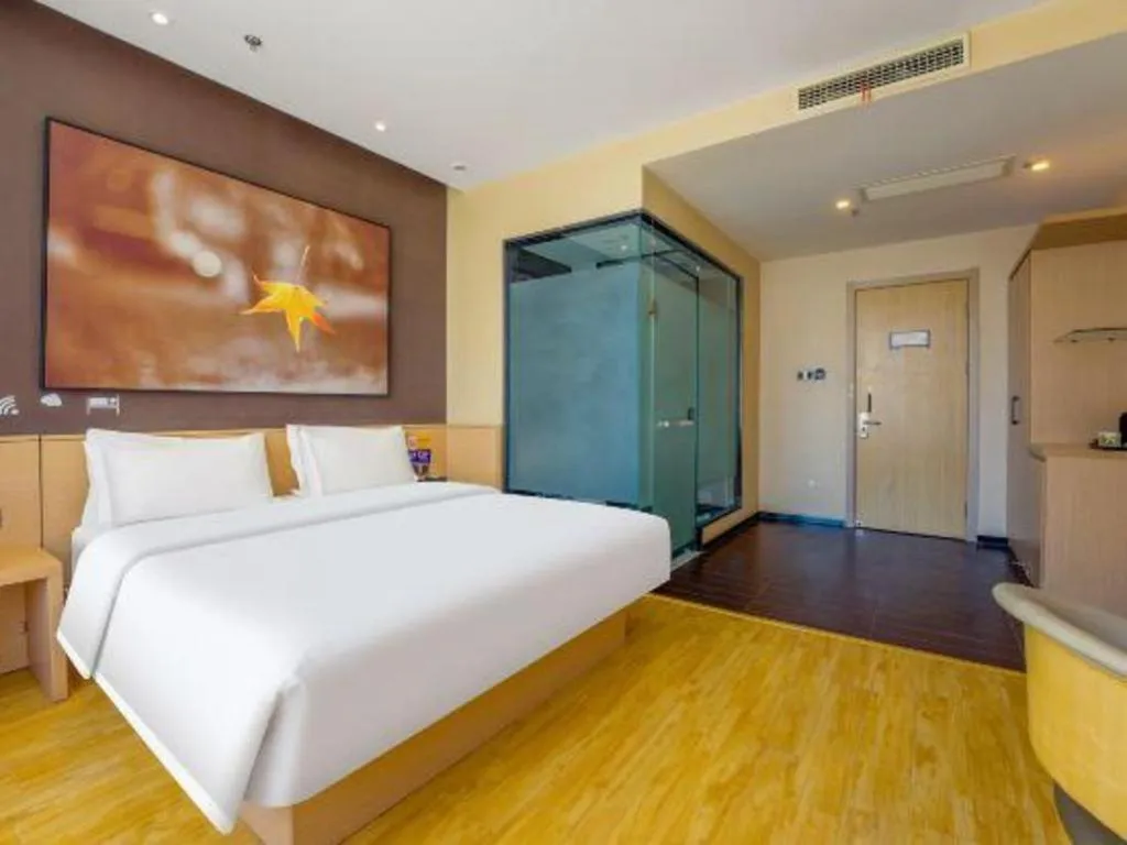 Bed in IU Hotel Taiyuan Changfeng West Street The Mixc