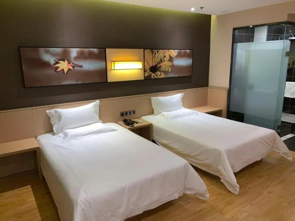 Bed in IU Hotel Taiyuan Changfeng West Street The Mixc