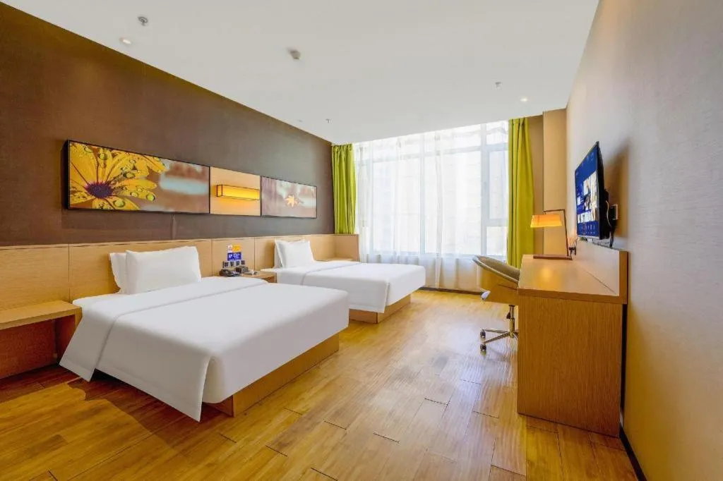 Bed in IU Hotel Taiyuan Changfeng West Street The Mixc