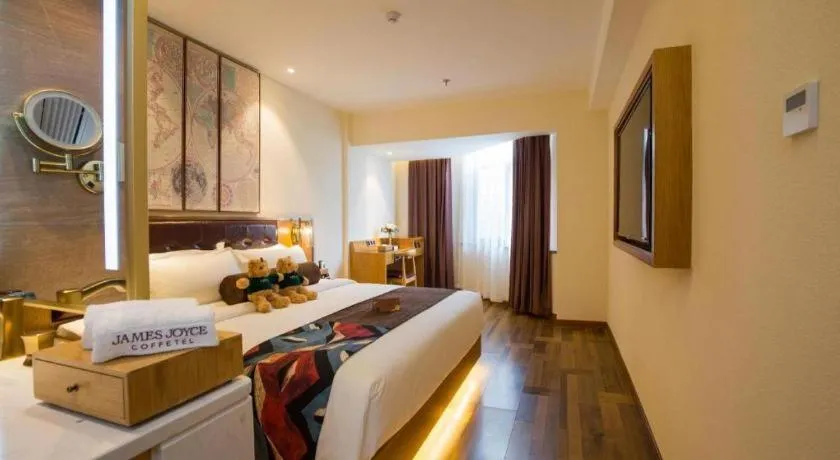 Bed in James Joyce Coffetel· Hefei Anhui Agricultural University